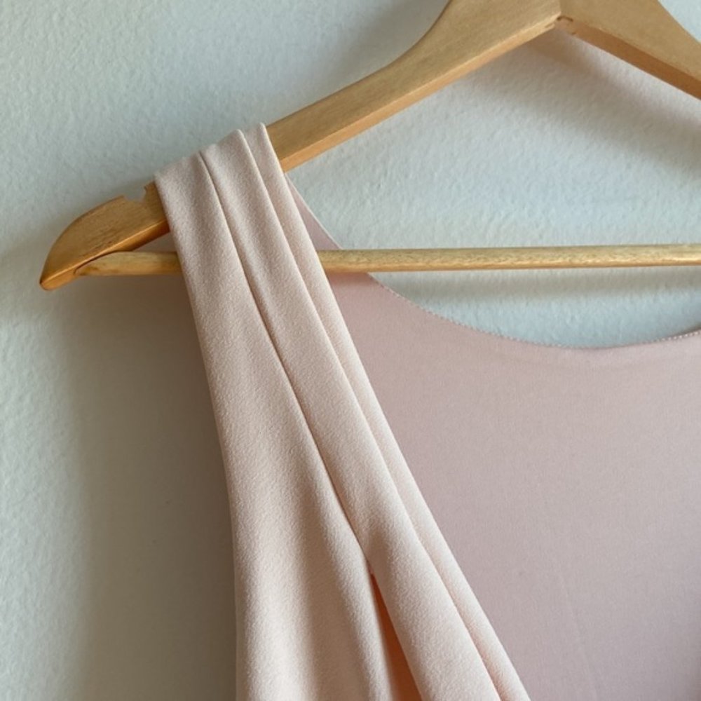 Lulus maxi scoop back form fitted dusty pink dress - Picture 7 of 11